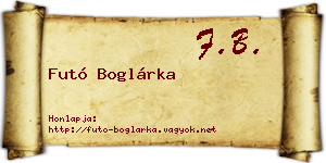 Futó Boglárka névjegykártya